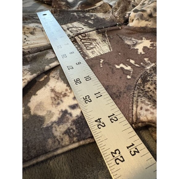 Cabela's Baby Camo Zip-Up Hoodie Sweatshirt 12-18MO Brown Camouflage - Picture 6 of 7
